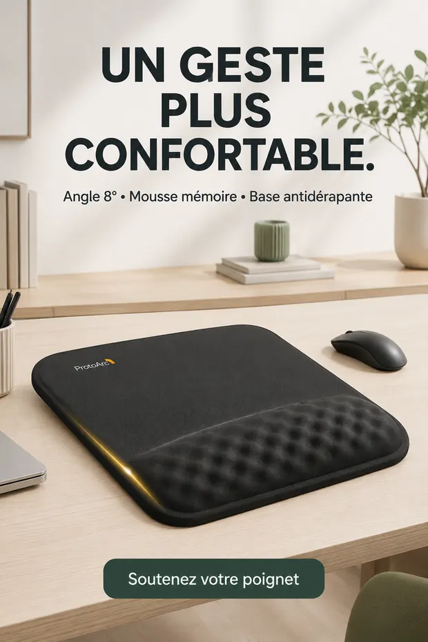 Tapis de souris ergonomique ProtoArc MP50